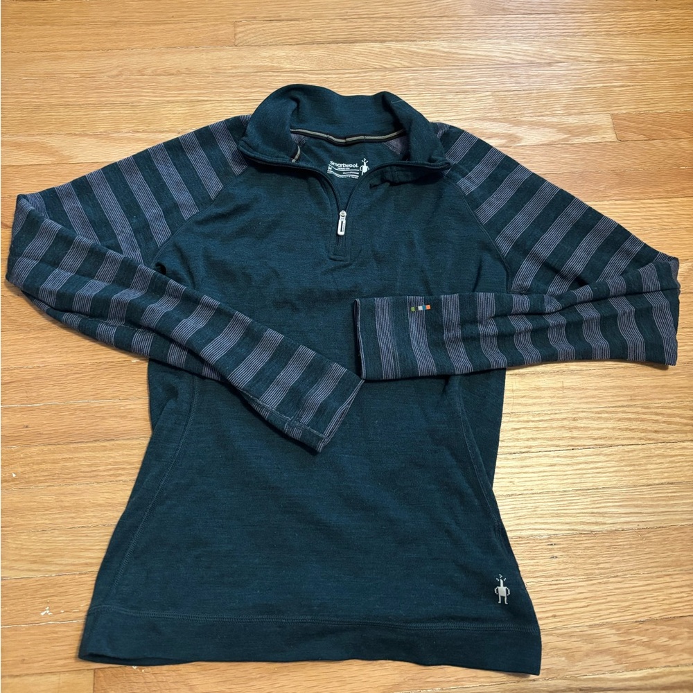 Smartwool Classic Thermal Merino Base Layer 1/4 Zip size Medium